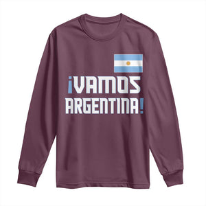 Vamos Argentina Long Sleeve Shirt Sol De May Argentinian Flag National Pride