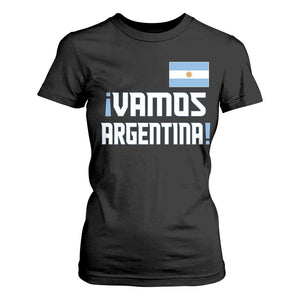 Vamos Argentina T Shirt For Women Sol De May Argentinian Flag National Pride
