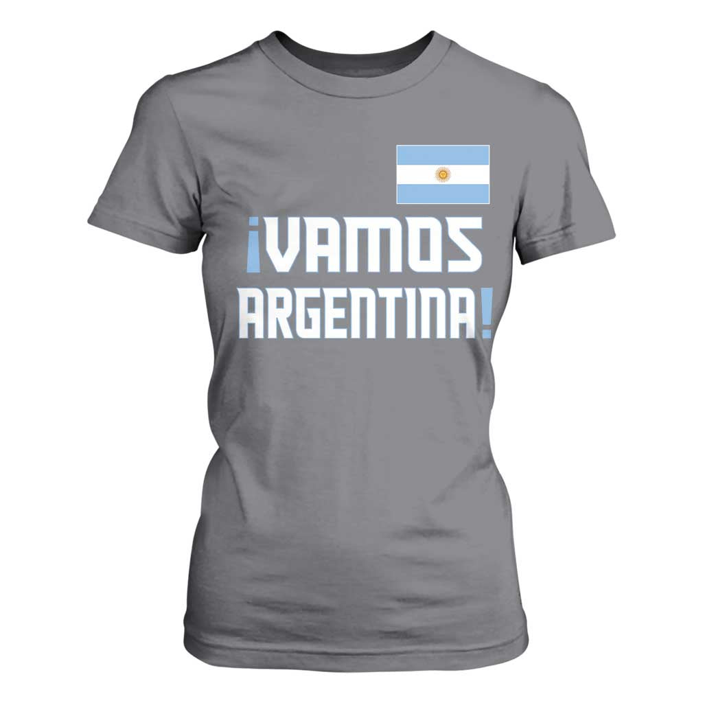 Vamos Argentina T Shirt For Women Sol De May Argentinian Flag National Pride