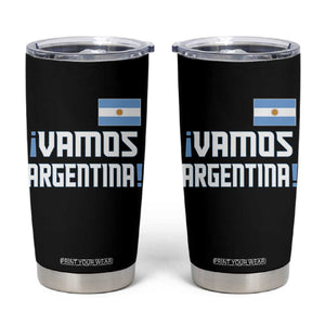 Vamos Argentina Tumbler Cup Sol De May Argentinian Flag National Pride