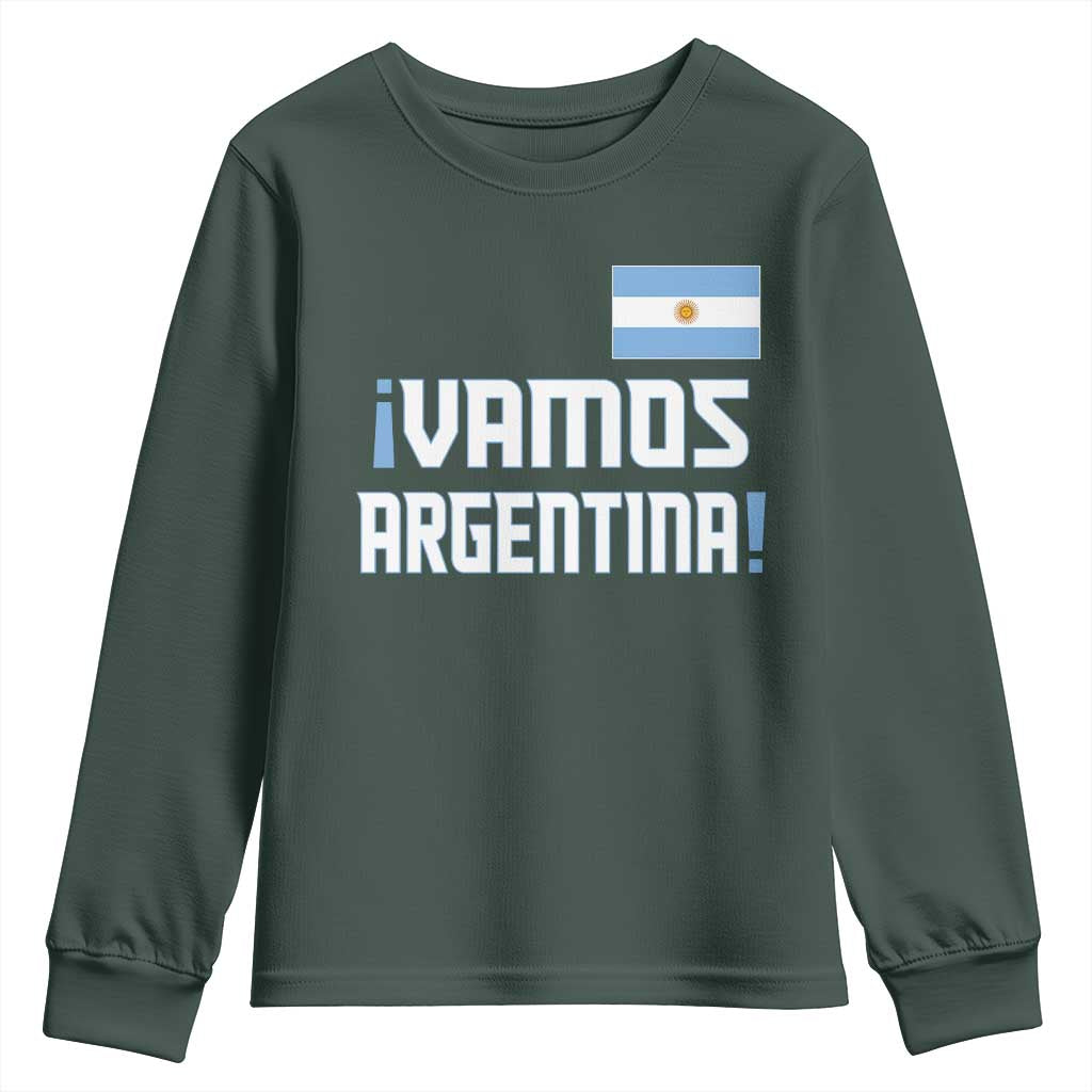Vamos Argentina Youth Sweatshirt Sol De May Argentinian Flag National Pride