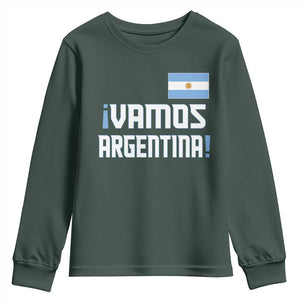 Vamos Argentina Youth Sweatshirt Sol De May Argentinian Flag National Pride