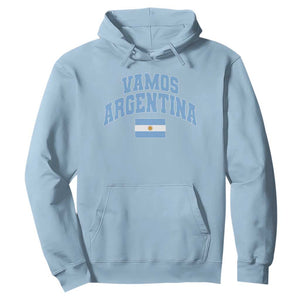 Vamos Argentina Football Throwback Design Hoodie Vintage Argentinian Flag
