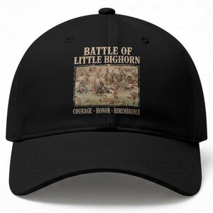 Battle of Little Bighorn Baseball Cap Courage Honor Remember Native American