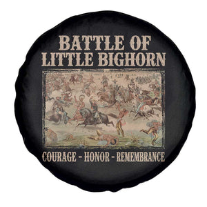 Battle of Little Bighorn Spare Tire Cover Courage Honor Remember Native American
