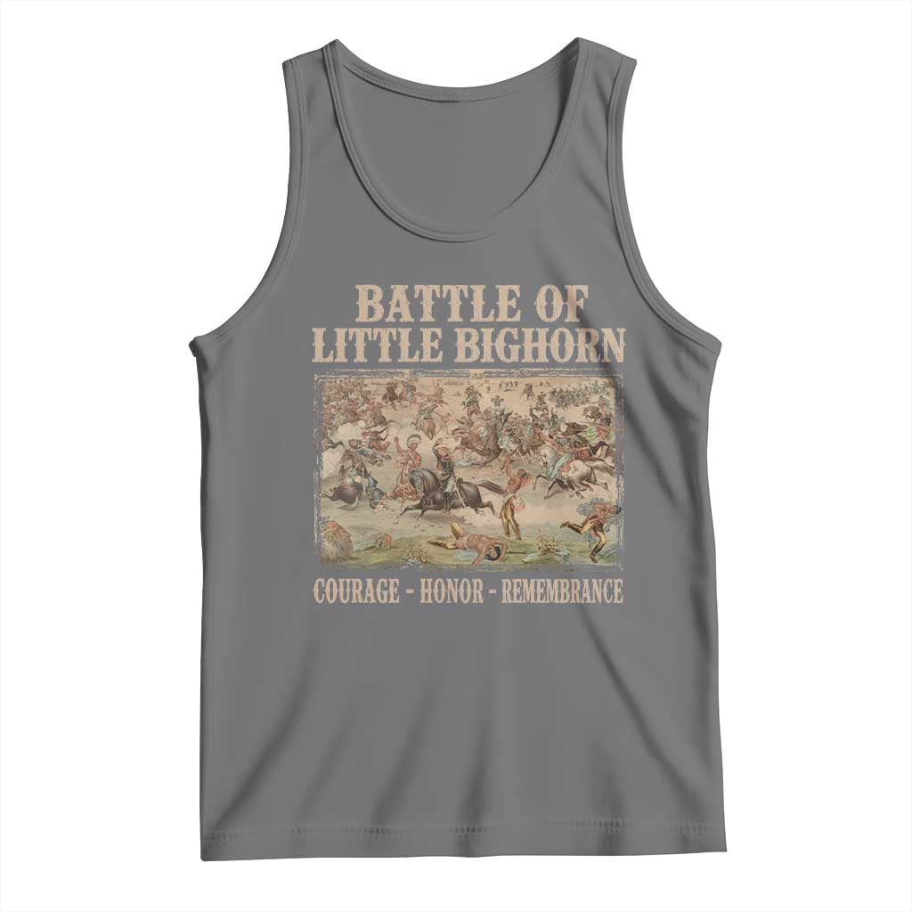 Battle of Little Bighorn Tank Top Courage Honor Remember Native American