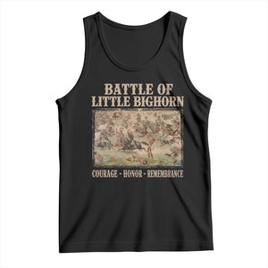 Battle of Little Bighorn Tank Top Courage Honor Remember Native American