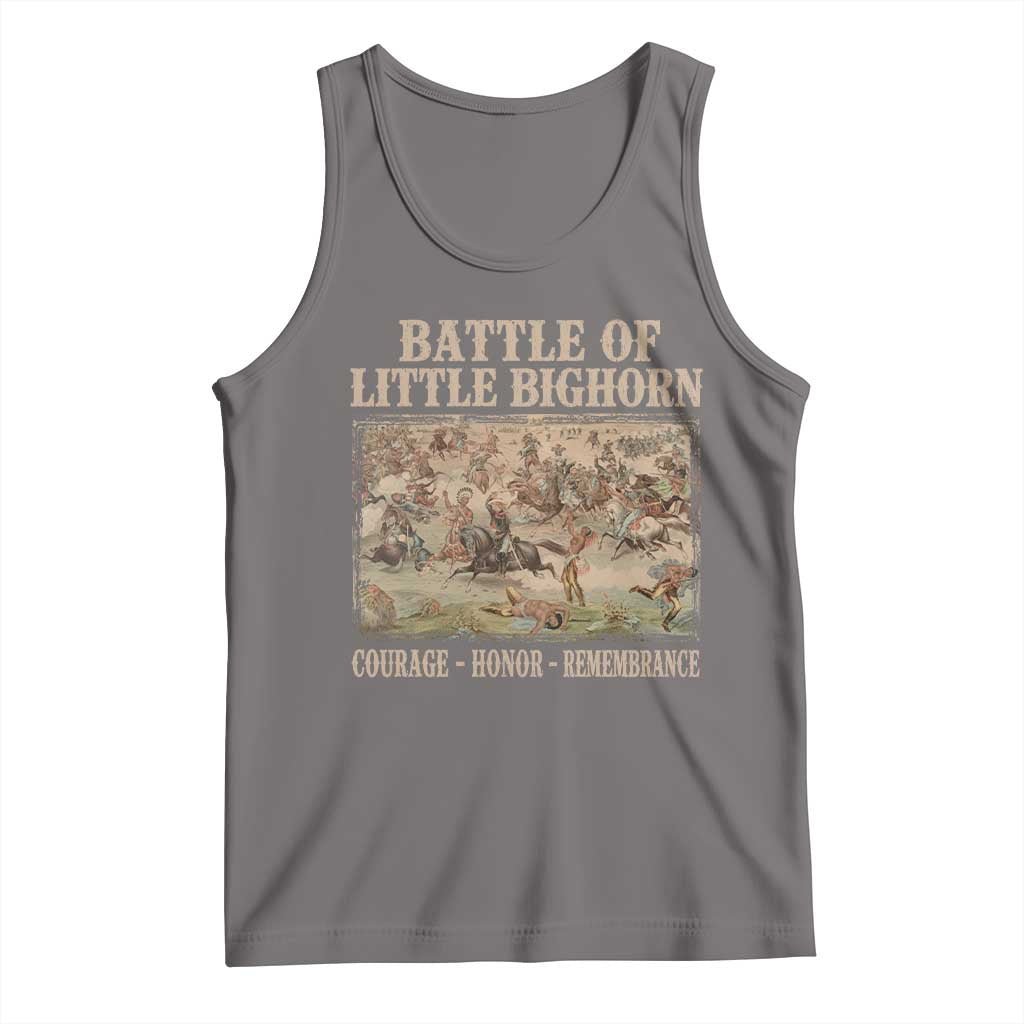 Battle of Little Bighorn Tank Top Courage Honor Remember Native American