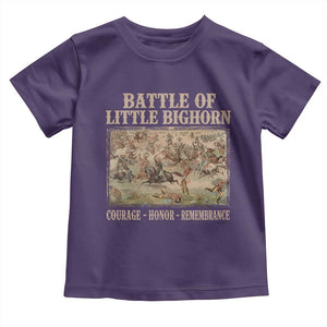Battle of Little Bighorn Toddler T Shirt Courage Honor Remember Native American