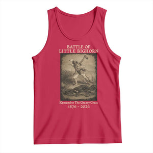 Battle of Little Bighorn 150 Year Anniversary 1876 2026 Tank Top Remember The Greasy Grass Native American