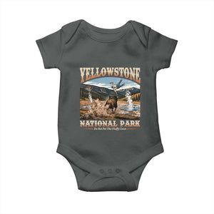 Yellowstone National Park Do Not Pet The Fluffy Cows Baby Onesie