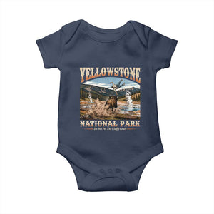 Yellowstone National Park Do Not Pet The Fluffy Cows Baby Onesie