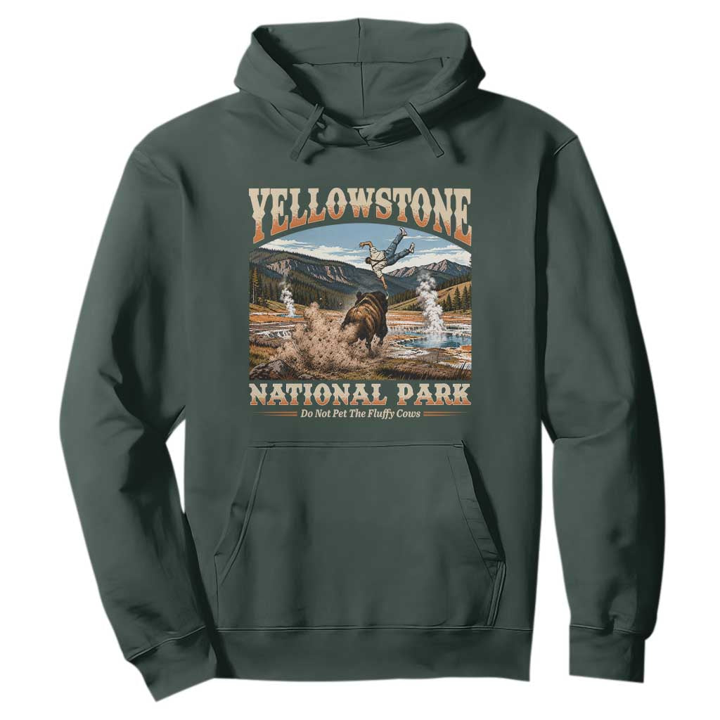 Yellowstone National Park Do Not Pet The Fluffy Cows Hoodie