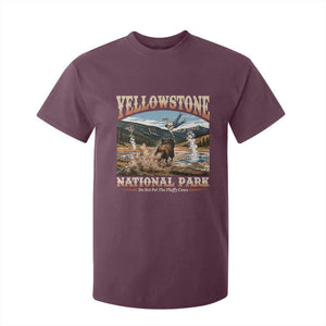 Yellowstone National Park Do Not Pet The Fluffy Cows T Shirt For Kid