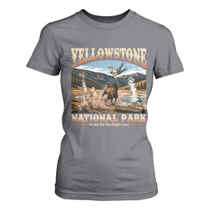 Yellowstone National Park Do Not Pet The Fluffy Cows T Shirt For Women