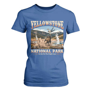 Yellowstone National Park Do Not Pet The Fluffy Cows T Shirt For Women