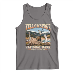 Yellowstone National Park Do Not Pet The Fluffy Cows Tank Top