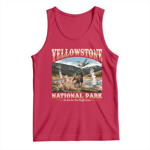 Yellowstone National Park Do Not Pet The Fluffy Cows Tank Top