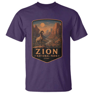 Zion National Park T Shirt Vintage The Narrows Utah Bighorn Sheep