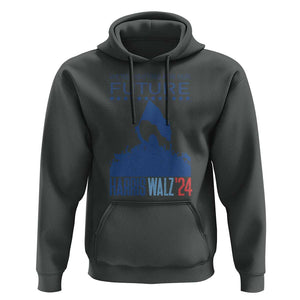 Harris Walz'24 Hoodie We're Fighting For Our Future Women's Right TS11 Dark Heather Print Your Wear