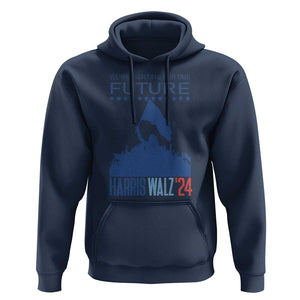 Harris Walz'24 Hoodie We're Fighting For Our Future Women's Right TS11 Navy Print Your Wear