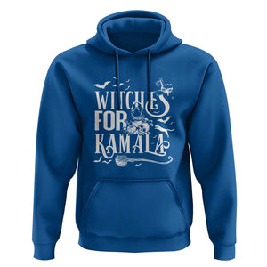 Harris Supporter Hoodie Witches For Kamala Mysterious Bat Cat Cauldron Broom TS11 Royal Blue Print Your Wear
