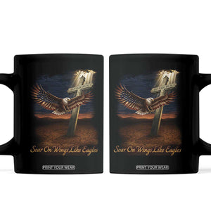 Soar On Wings Like Eagles Christian Faith Coffee Mug Isaiah 40:31 Bible Verse