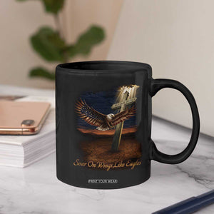 Soar On Wings Like Eagles Christian Faith Coffee Mug Isaiah 40:31 Bible Verse