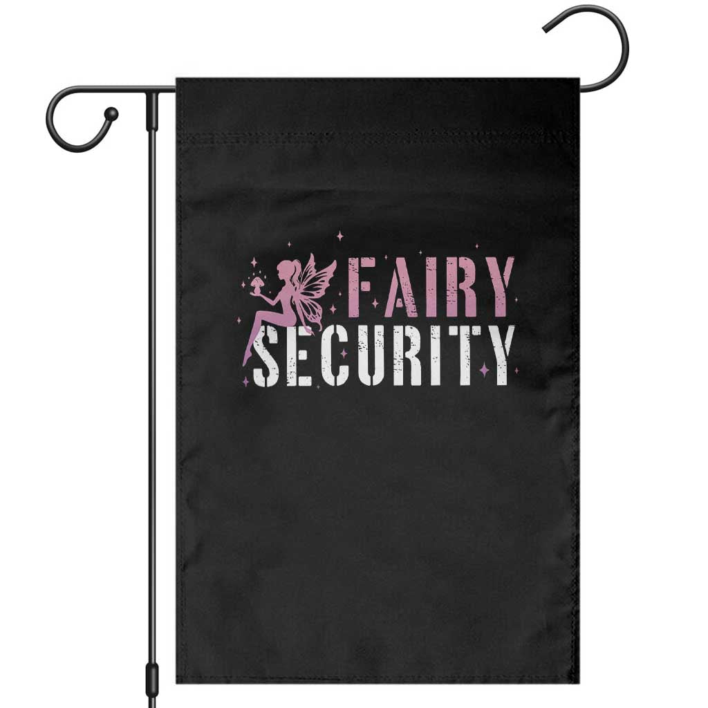 Halloween Dad Mom Garden Flag Fairy Security Vintage Fairy Girl Mushroom Star TS11 Black Print Your Wear