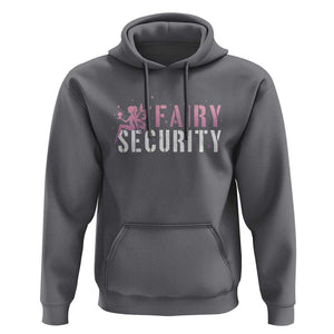 Halloween Dad Mom Hoodie Fairy Security Vintage Fairy Girl Mushroom Star TS11 Charcoal Print Your Wear