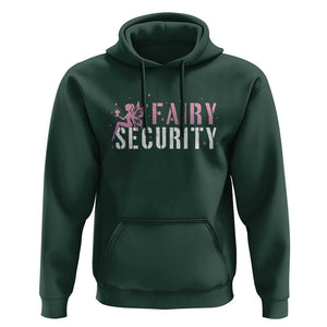 Halloween Dad Mom Hoodie Fairy Security Vintage Fairy Girl Mushroom Star TS11 Dark Forest Green Print Your Wear