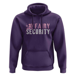 Halloween Dad Mom Hoodie Fairy Security Vintage Fairy Girl Mushroom Star TS11 Purple Print Your Wear