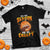 Funny Halloween Football T Shirt Tis The Season To Be Creepy Pumpkin American Football Bat TS11 Black Print Your Wear
