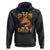 Funny Halloween Football Hoodie Tis The Season To Be Creepy Pumpkin American Football Bat TS11 Black Print Your Wear