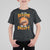 Funny Halloween Football T Shirt For Kid Tis The Season To Be Creepy Pumpkin American Football Bat TS11 Black Print Your Wear