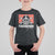 Funny American Football T Shirt For Kid Touchdown Season Cowboy Skull Football Player Helmet TS11 Black Print Your Wear