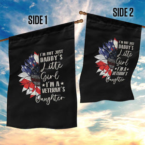 I Am Not Just Daddys Little Girl I Am A Veterans Daughter Garden Flag American Flag TS11 Print Your Wear