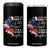 I Am Not Just Daddys Little Girl I Am A Veterans Daughter 4 in 1 Can Cooler Tumbler American Flag TS11 One Size: 16 oz Black Print Your Wear