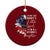 I Am Not Just Daddys Little Girl I Am A Veterans Daughter Ceramic Ornament American Flag TS11 1pc Red Print Your Wear