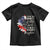 I Am Not Just Daddys Little Girl I Am A Veterans Daughter Toddler T Shirt American Flag TS11 Black Print Your Wear