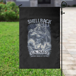 Navy Veteran Garden Flag King Neptune Shellback Ancient Order Of The Deep TS11 Print Your Wear