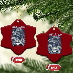 Navy Veteran Ceramic Ornament King Neptune Shellback Ancient Order Of The Deep TS11 Print Your Wear