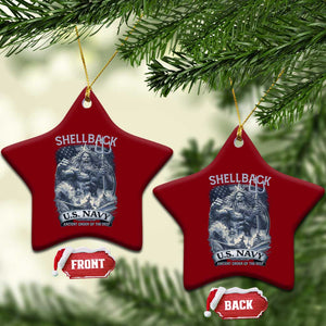Navy Veteran Ceramic Ornament King Neptune Shellback Ancient Order Of The Deep TS11 Print Your Wear