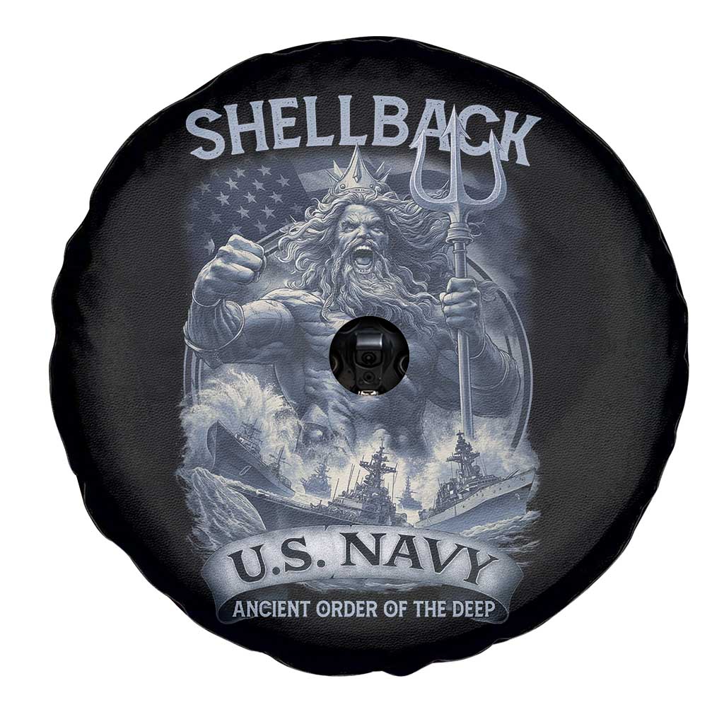 Navy Veteran Spare Tire Cover King Neptune Shellback Ancient Order Of The Deep TS11 Print Your Wear