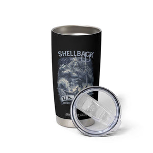 Navy Veteran Tumbler Cup King Neptune Shellback Ancient Order Of The Deep TS11 Print Your Wear