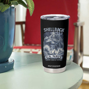 Navy Veteran Tumbler Cup King Neptune Shellback Ancient Order Of The Deep TS11 Print Your Wear