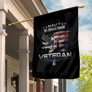 Navy Submarine Veteran Garden Flag Military Patriotic Vintage American Flag TS11 Print Your Wear
