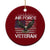Air Force Veteran Ceramic Ornament Bald Eagle Vintage American Flag TS11 1pc Red Print Your Wear
