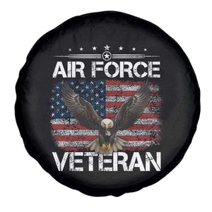 Air Force Veteran Spare Tire Cover Bald Eagle Vintage American Flag TS11 Print Your Wear