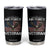 Air Force Veteran Tumbler Cup Bald Eagle Vintage American Flag TS11 Black Print Your Wear